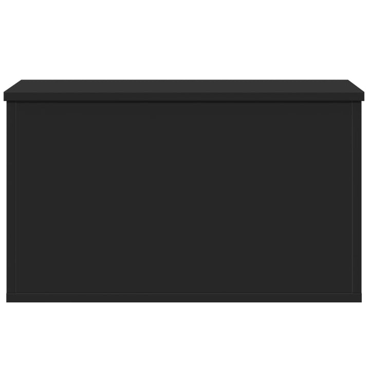 Cutie De Depozitare, Negru, 60X35X35 Cm, Lemn Prelucrat