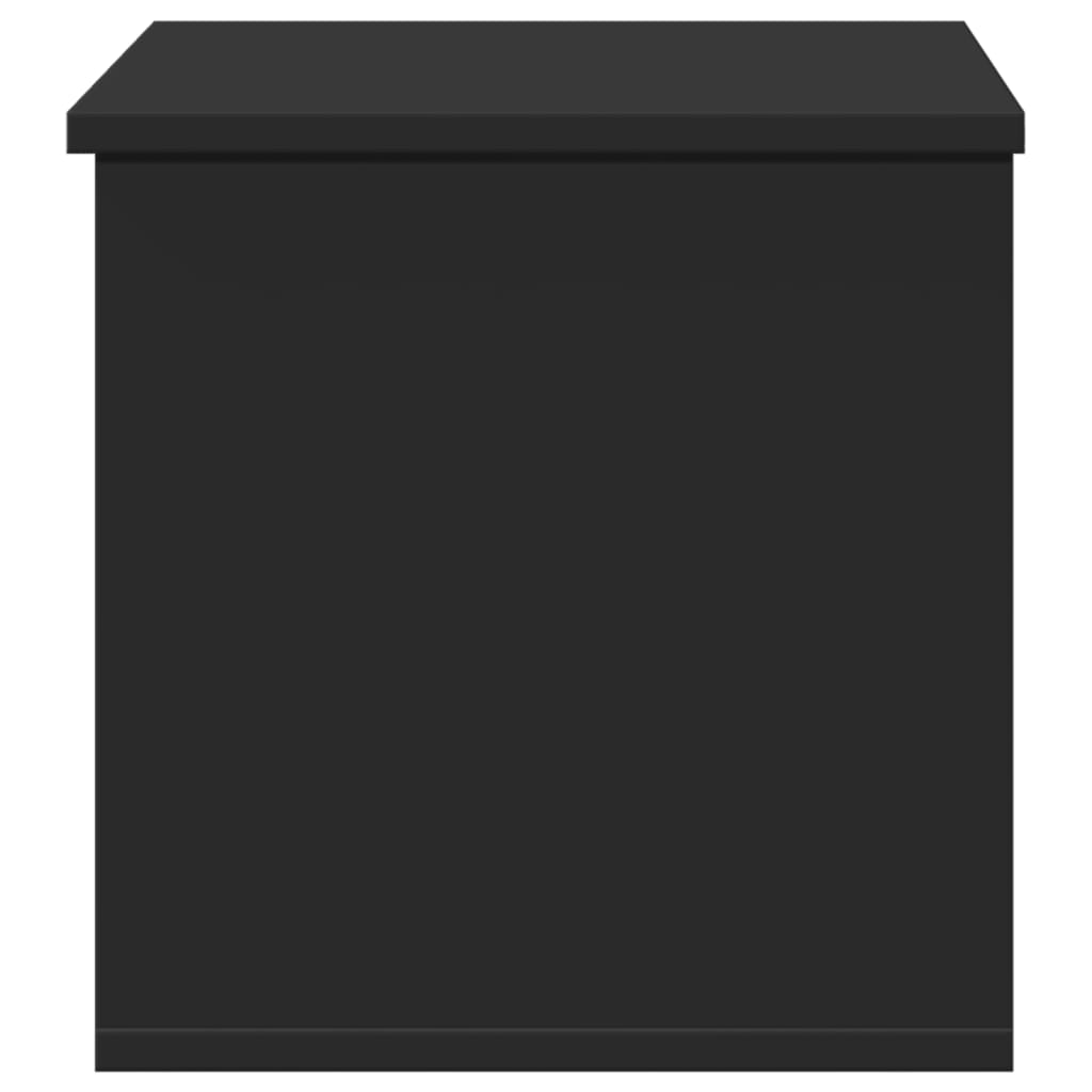 Cutie De Depozitare, Negru, 60X35X35 Cm, Lemn Prelucrat
