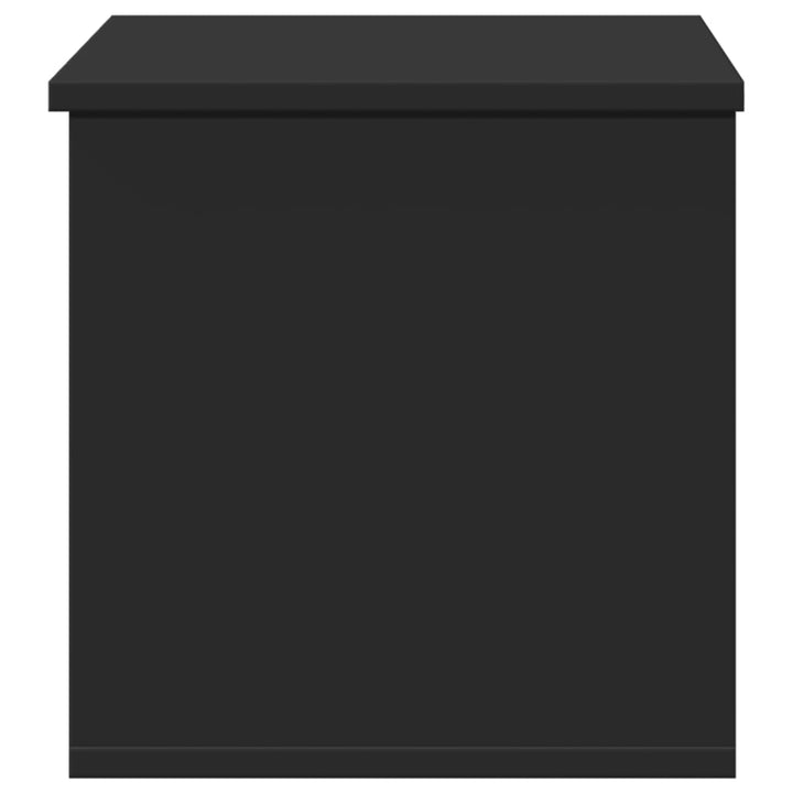 Cutie De Depozitare, Negru, 60X35X35 Cm, Lemn Prelucrat