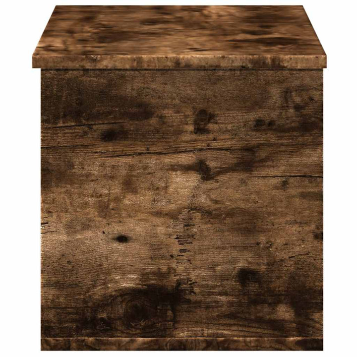 Cutie De Depozitare, Stejar Fumuriu, 90X35X35 Cm Lemn Prelucrat