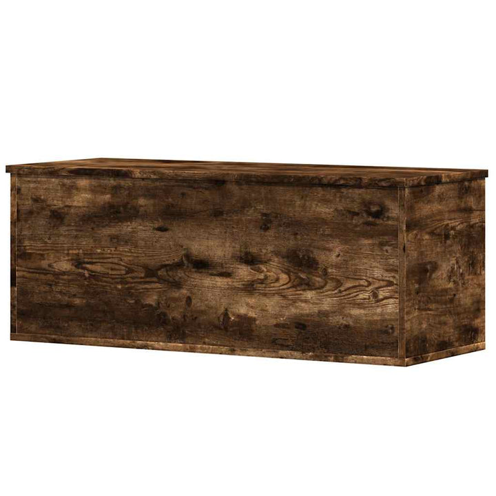 Cutie De Depozitare, Stejar Fumuriu, 90X35X35 Cm Lemn Prelucrat