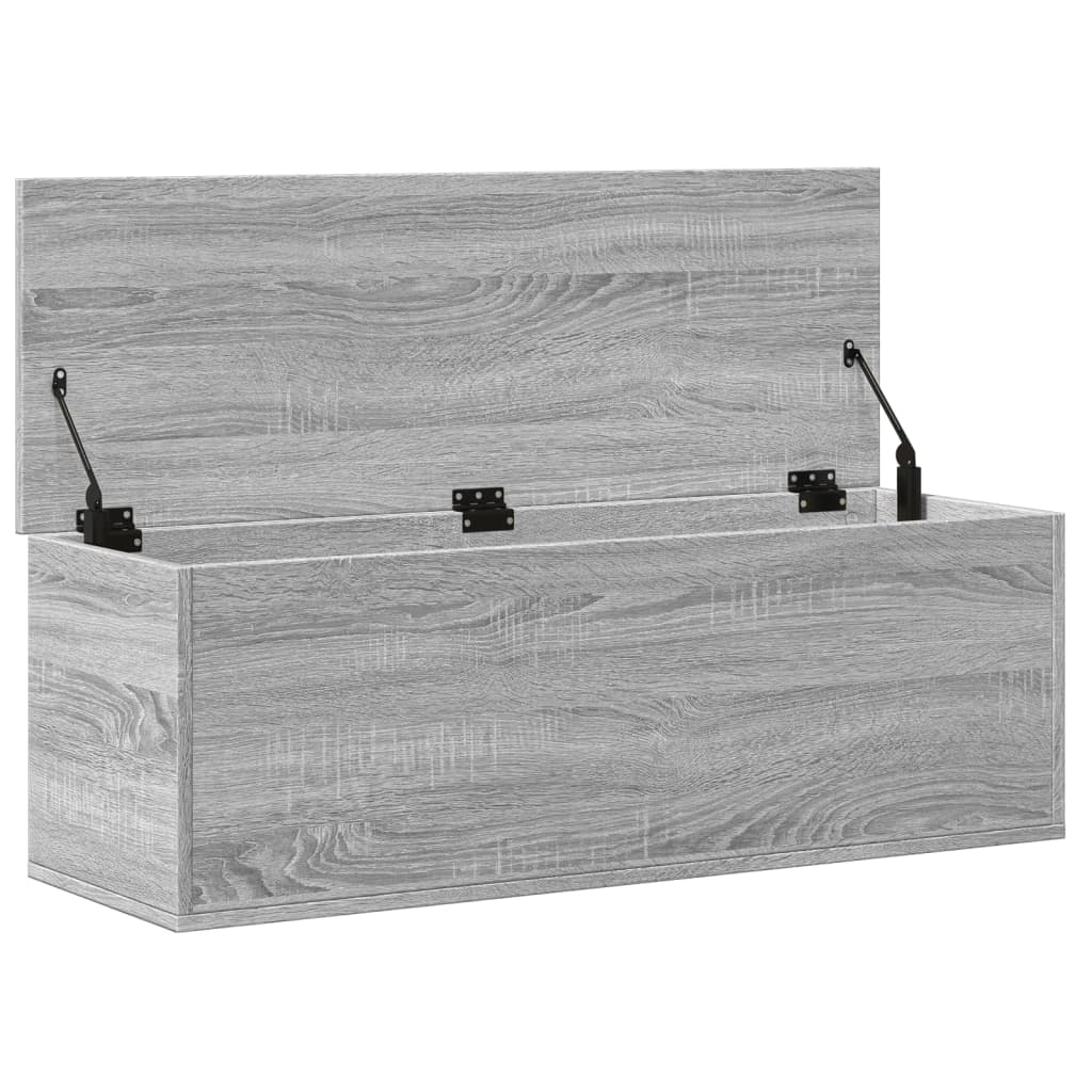 Cutie De Depozitare, Gri Sonoma, 102X35X35 Cm, Lemn Prelucrat