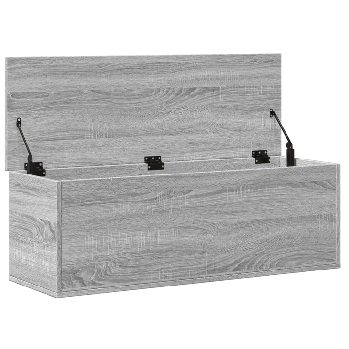 Cutie De Depozitare, Gri Sonoma, 102X35X35 Cm, Lemn Prelucrat