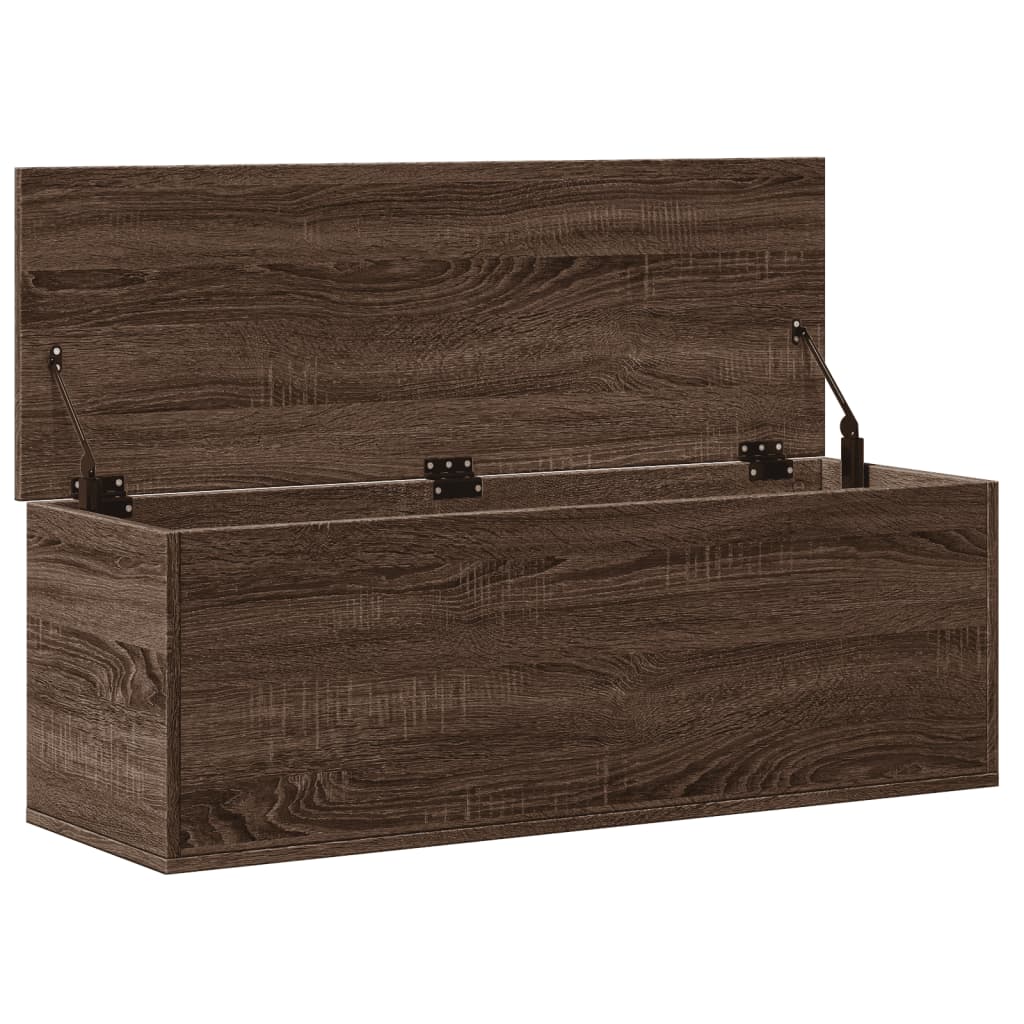 Cutie De Depozitare, Stejar Maro, 102X35X35 Cm, Lemn Prelucrat