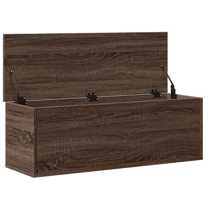 Cutie De Depozitare, Stejar Maro, 102X35X35 Cm, Lemn Prelucrat