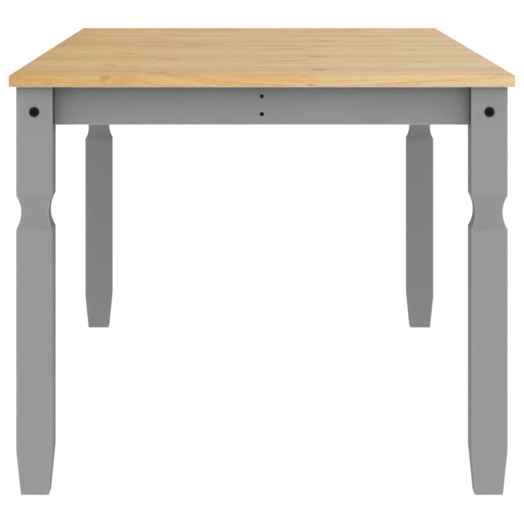 Masă De Sufragerie "Corona", Gri 180X90X75 Cm Lemn Masiv De Pin