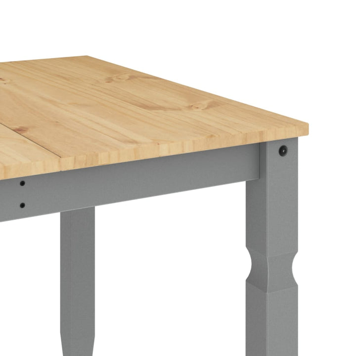 Masă De Sufragerie "Corona", Gri 180X90X75 Cm Lemn Masiv De Pin