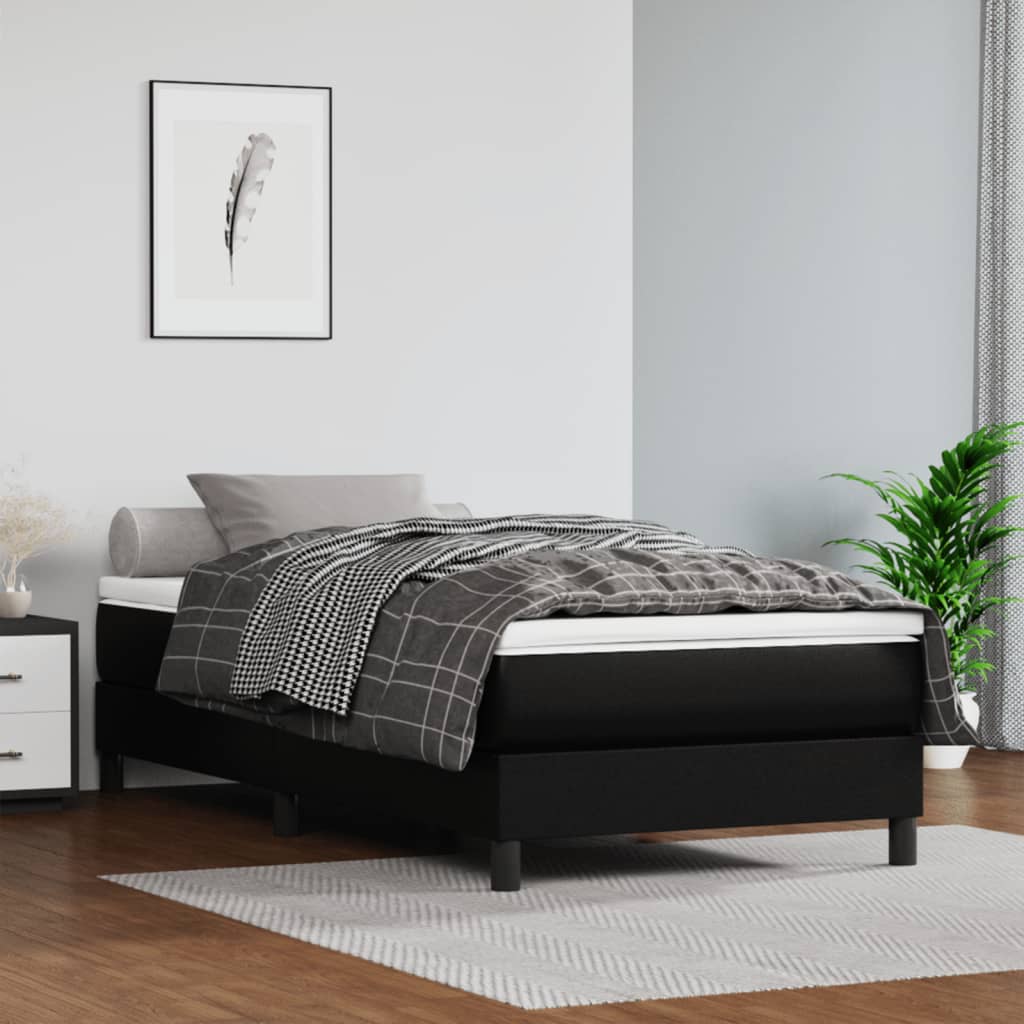 Saltea De Pat Cu Arcuri, , 100X200X20 Cm, Piele Eco