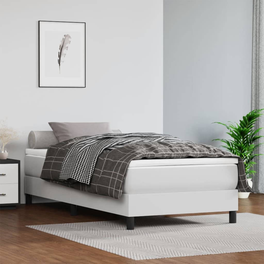 Saltea De Pat Cu Arcuri, , 100X200X20 Cm, Piele Eco
