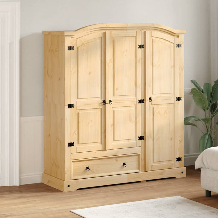 Șifonier Corona, 151,5X52X170 Cm, Lemn Masiv De Pin
