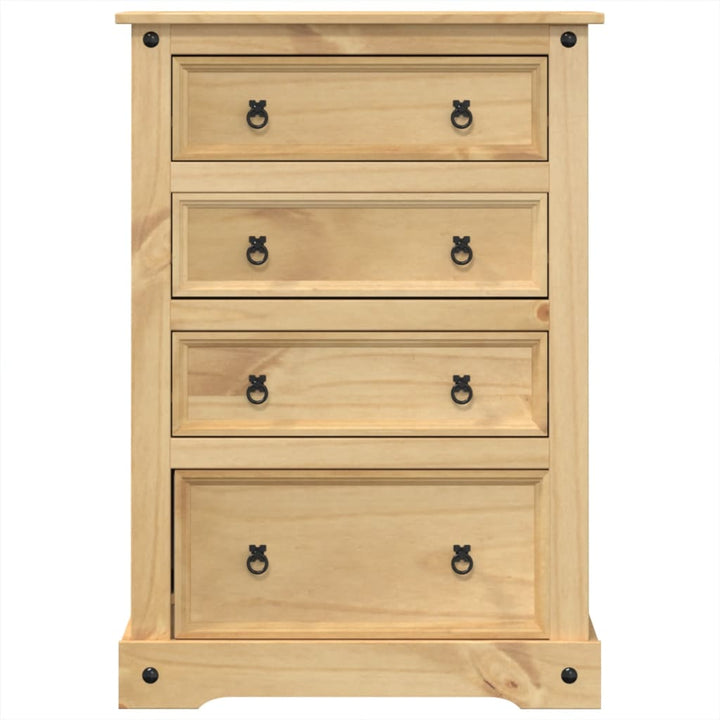 Dulap Cu Sertare „Corona”, 80X43X114 Cm, Lemn Masiv De Pin