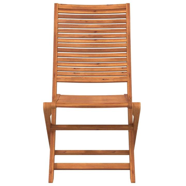 Scaune Grădină Pliabile 8 Buc. 51X66X95 Cm Lemn Masiv Acacia