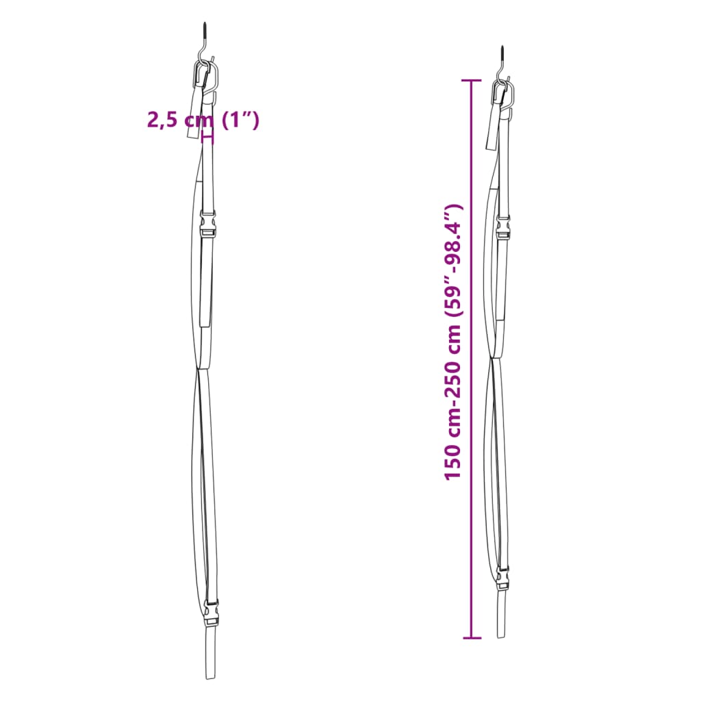 Curele Depozitare Duble De Caiac, Cu Cleme Pentru Vâsle, 50 Kg