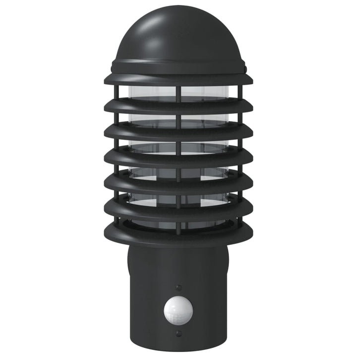 Vixl Lămpi Exterioare De Perete Cu Senzori, 2 Buc., , Oțel Inox Negru