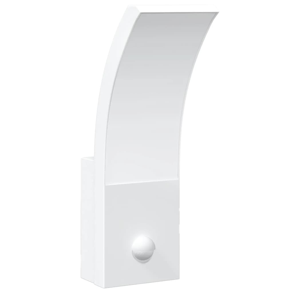 Vixl Lămpi Exterioare De Perete Led/Senzor 2 Buc Aluminiu Turnat Alb