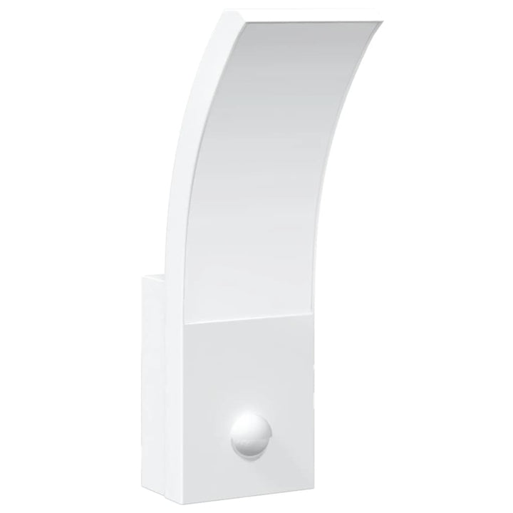 Vixl Lămpi Exterioare De Perete Led/Senzor 2 Buc Aluminiu Turnat Alb