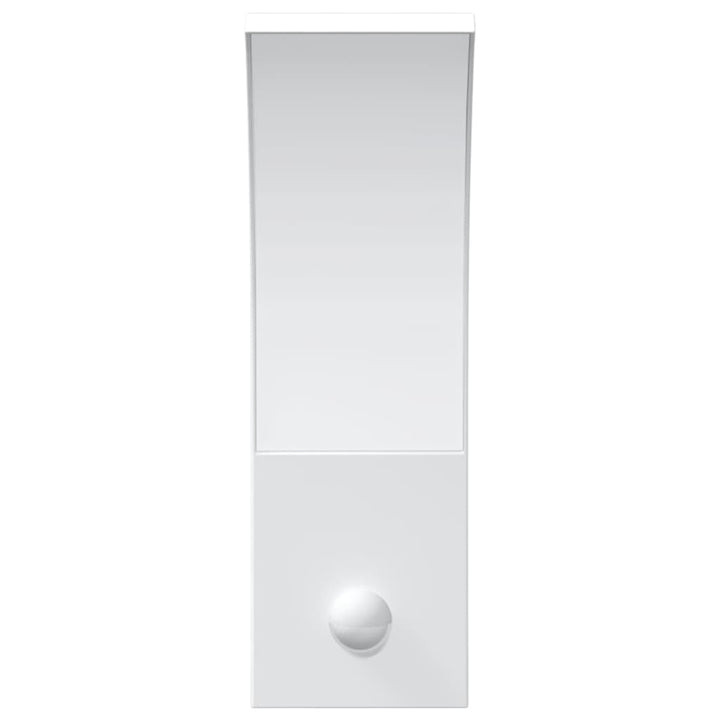 Vixl Lămpi Exterioare De Perete Led/Senzor 2 Buc Aluminiu Turnat Alb