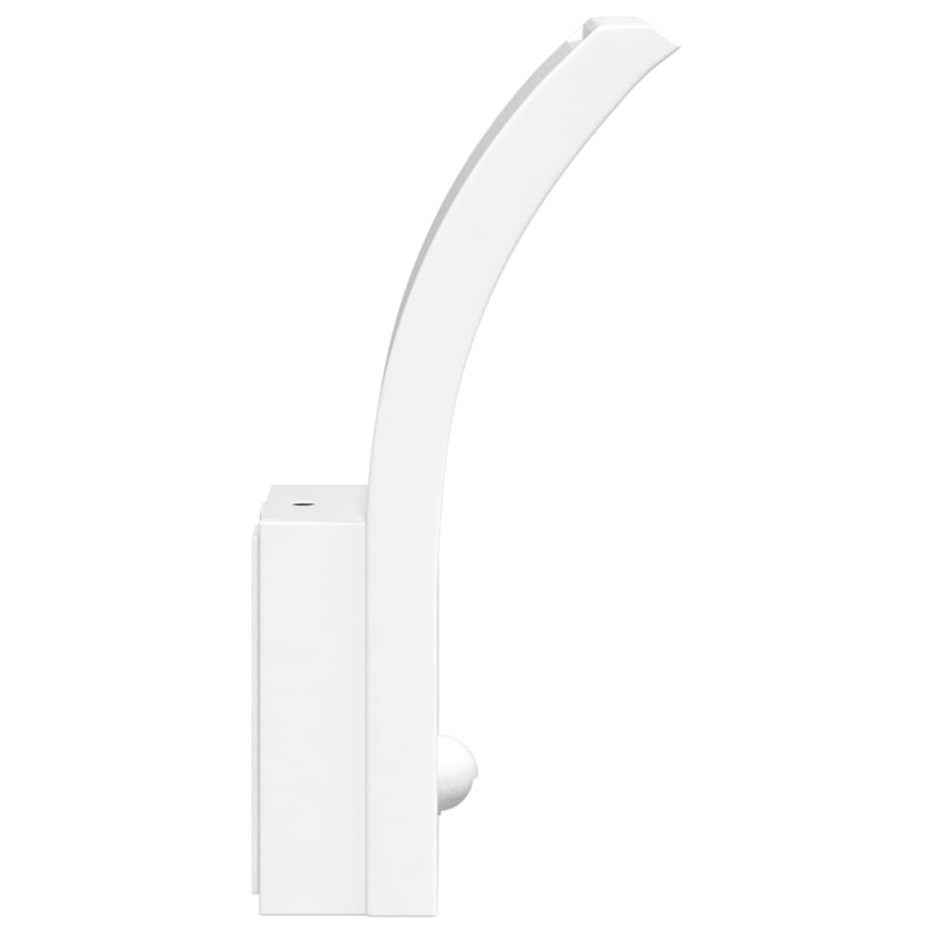 Vixl Lămpi Exterioare De Perete Led/Senzor 2 Buc Aluminiu Turnat Alb