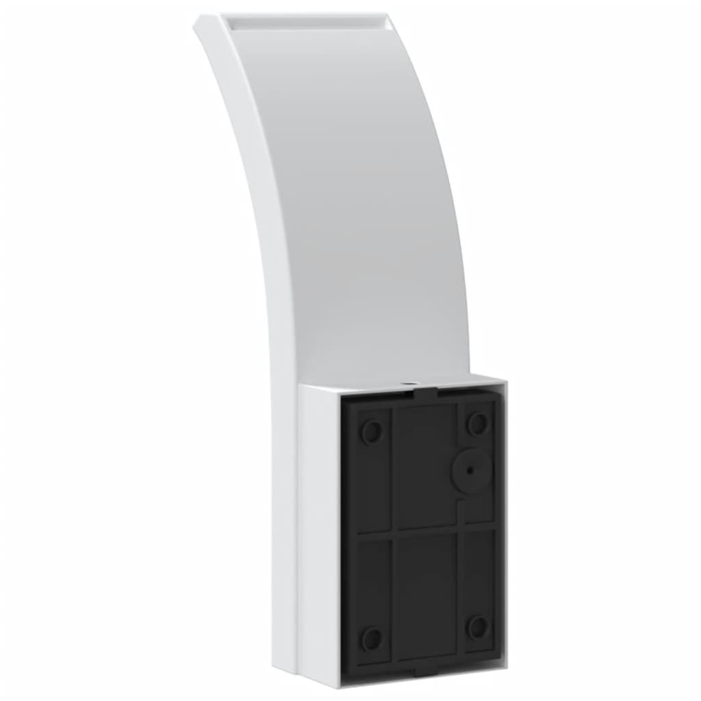 Vixl Lămpi Exterioare De Perete Led/Senzor 2 Buc Aluminiu Turnat Alb