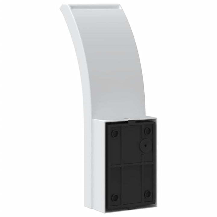 Vixl Lămpi Exterioare De Perete Led/Senzor 2 Buc Aluminiu Turnat Alb