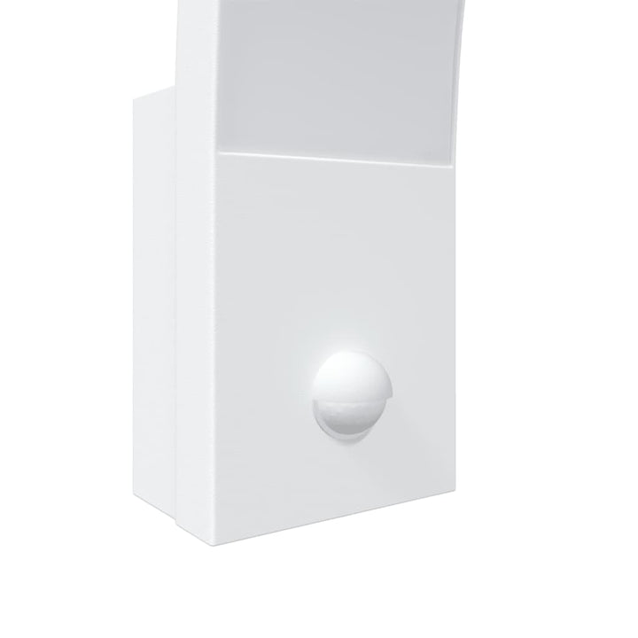 Vixl Lămpi Exterioare De Perete Led/Senzor 2 Buc Aluminiu Turnat Alb
