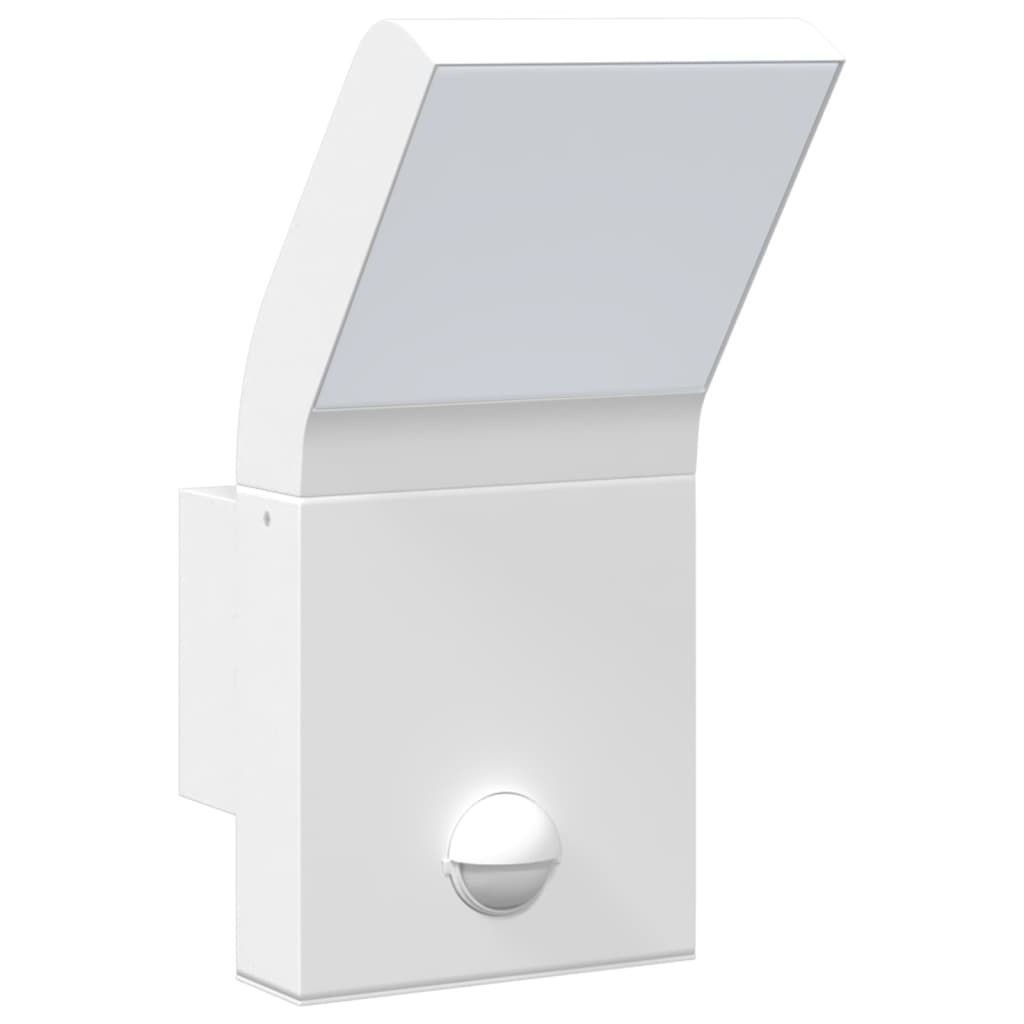 Vixl Lampă Exterioară De Perete Cu Led/Senzor, , Aluminiu Turnat Alb