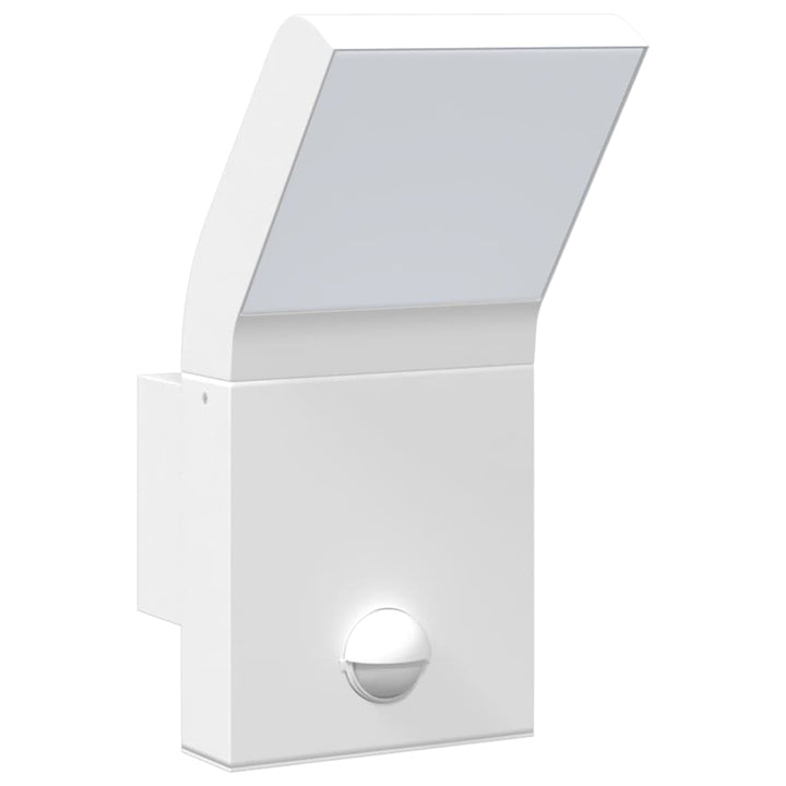 Vixl Lampă Exterioară De Perete Cu Led/Senzor, , Aluminiu Turnat Alb