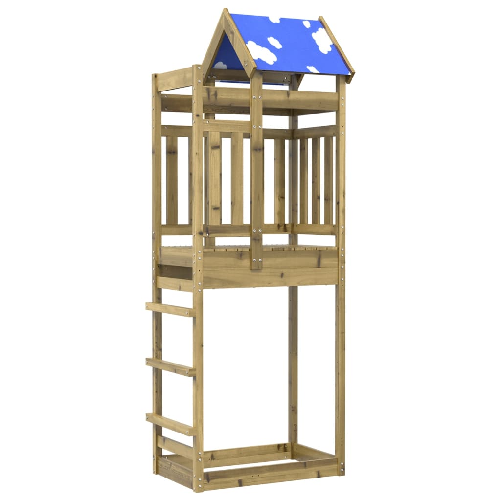 Turn De Joacă, 85X52,5X239 Cm, Lemn De Pin Impregnat