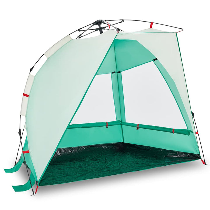 Cort Camping 2 Persoane Verde Marin Impermeabil Setare Rapidă