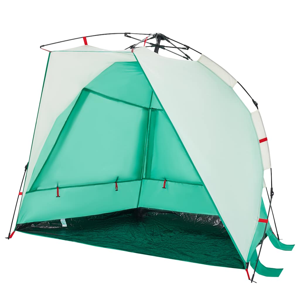 Cort Camping 2 Persoane Verde Marin Impermeabil Setare Rapidă