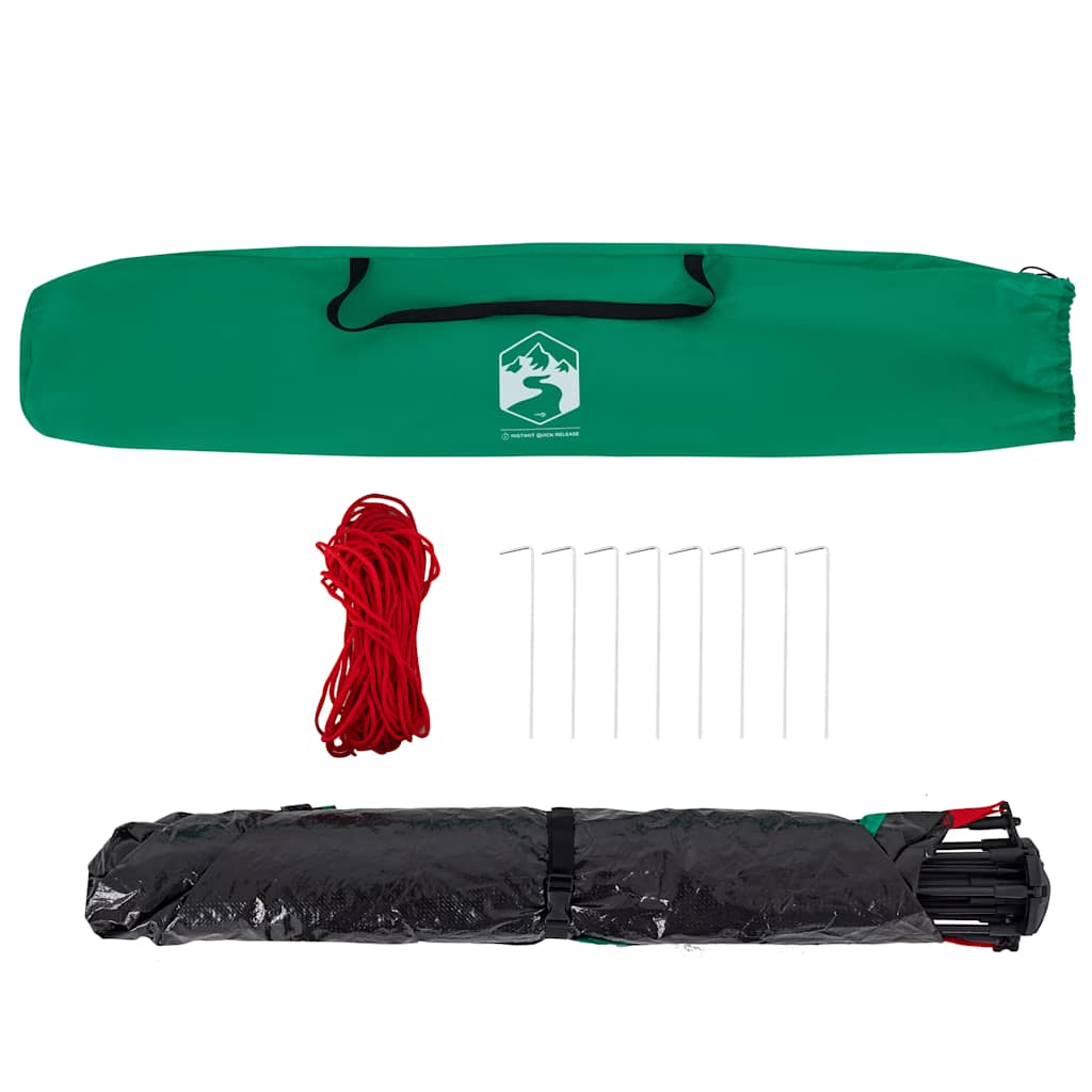Cort Camping 2 Persoane Verde Marin Impermeabil Setare Rapidă