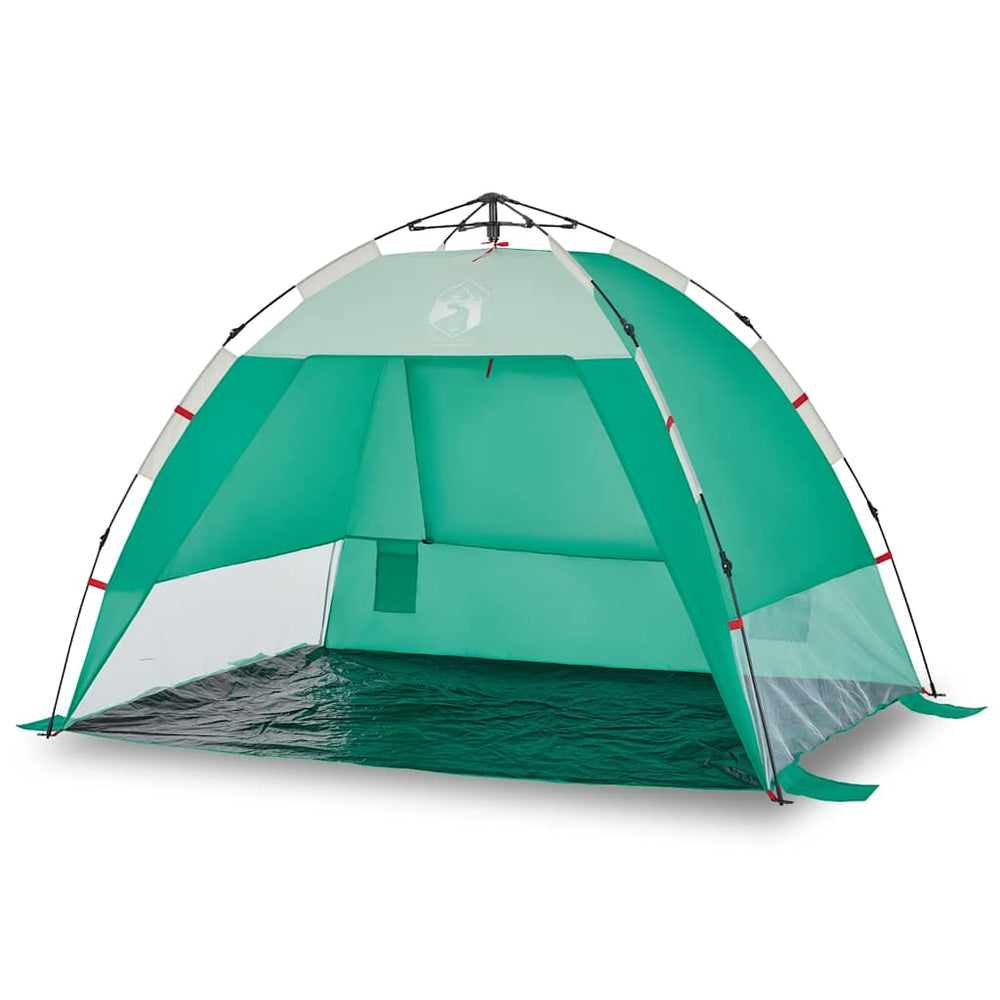 Cort Camping 2 Persoane Verde Marin Impermeabil Setare Rapidă