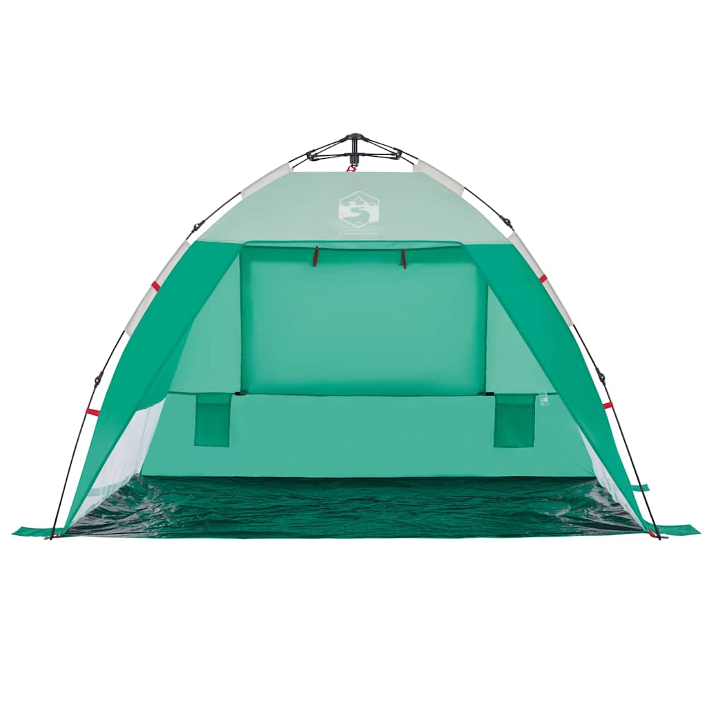 Cort Camping 2 Persoane Verde Marin Impermeabil Setare Rapidă