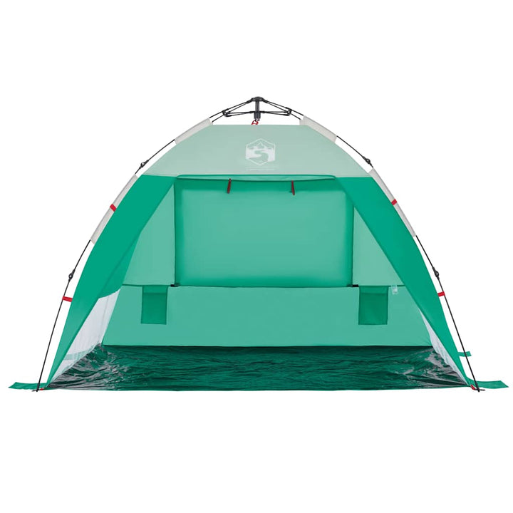 Cort Camping 2 Persoane Verde Marin Impermeabil Setare Rapidă