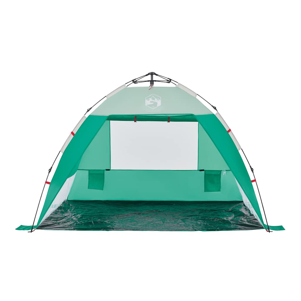 Cort Camping 2 Persoane Verde Marin Impermeabil Setare Rapidă
