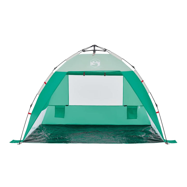 Cort Camping 2 Persoane Verde Marin Impermeabil Setare Rapidă