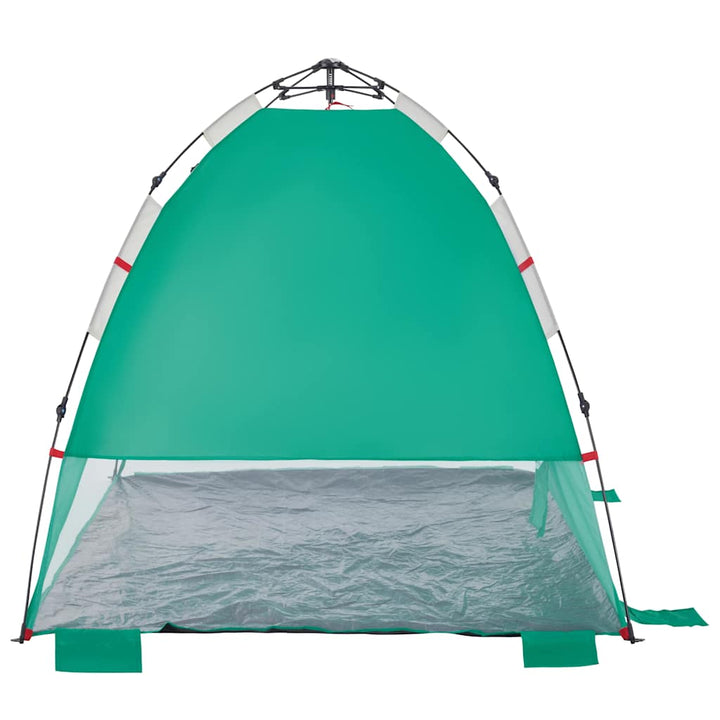 Cort Camping 2 Persoane Verde Marin Impermeabil Setare Rapidă