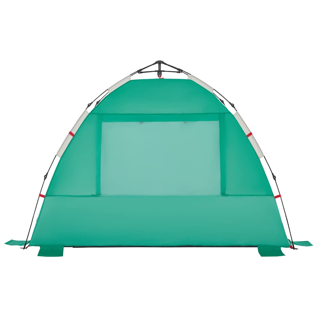 Cort Camping 2 Persoane Verde Marin Impermeabil Setare Rapidă