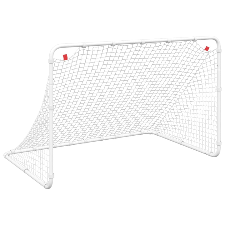 Poartă De Fotbal, Alb, 122X81X81 Cm, Oțel