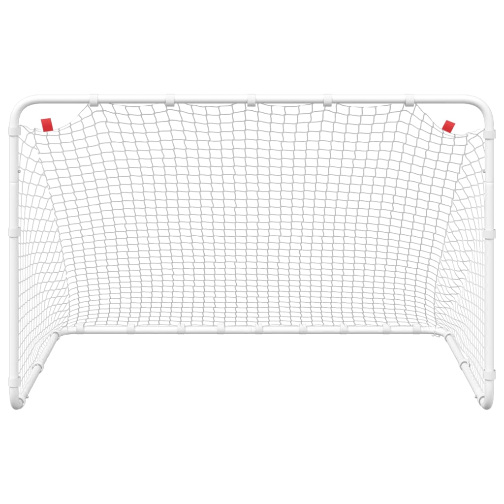 Poartă De Fotbal, Alb, 122X81X81 Cm, Oțel