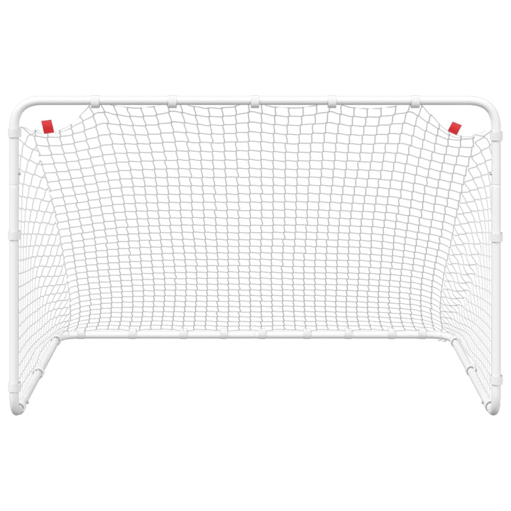 Poartă De Fotbal, Alb, 122X81X81 Cm, Oțel