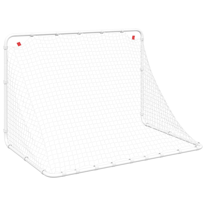 Poartă De Fotbal, Alb, 122X81X81 Cm, Oțel