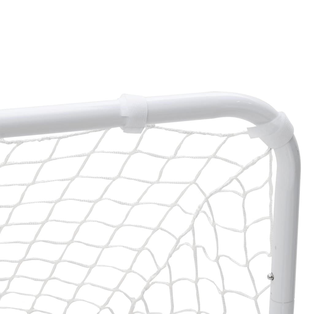 Poartă De Fotbal, Alb, 122X81X81 Cm, Oțel