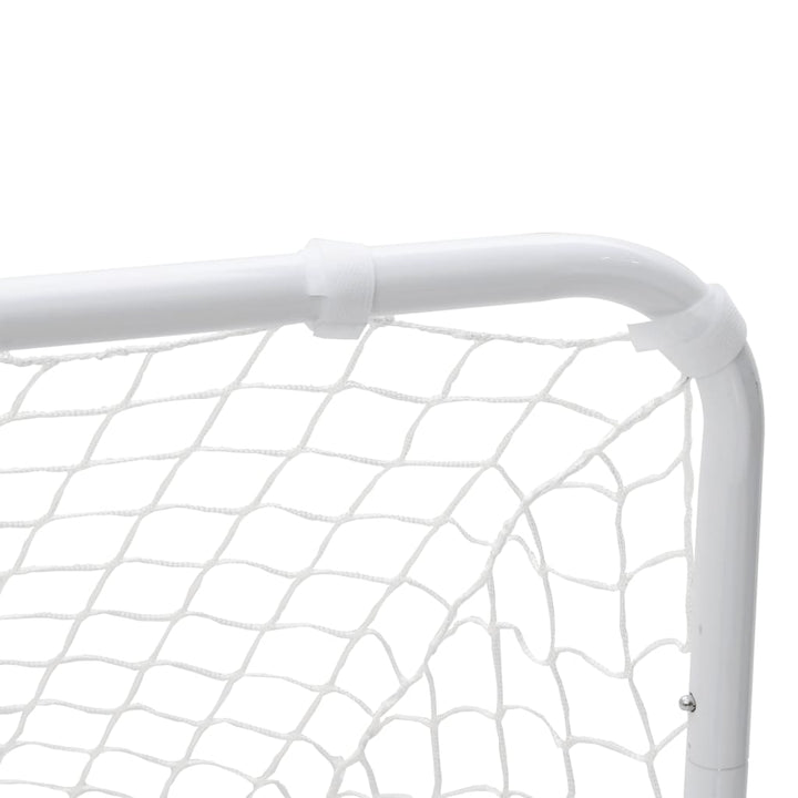 Poartă De Fotbal, Alb, 122X81X81 Cm, Oțel