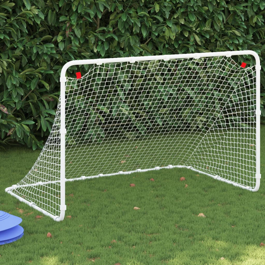 Poartă De Fotbal, Alb, 122X81X81 Cm, Oțel