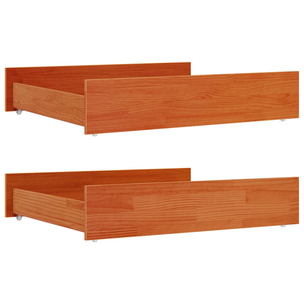 Sertare Pentru Pat De Zi, 2 Buc., , Lemn Masiv Pin