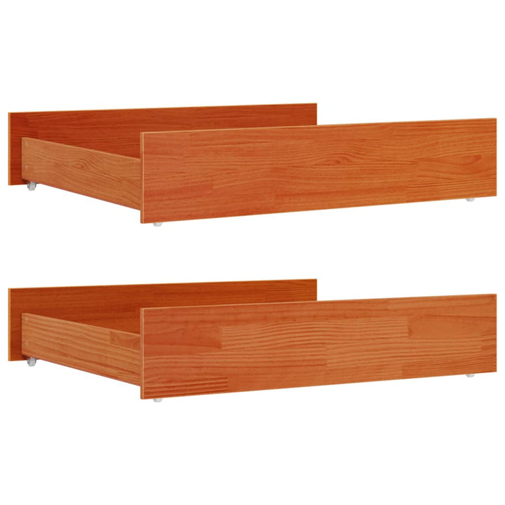 Sertare Pentru Pat De Zi, 2 Buc., , Lemn Masiv Pin