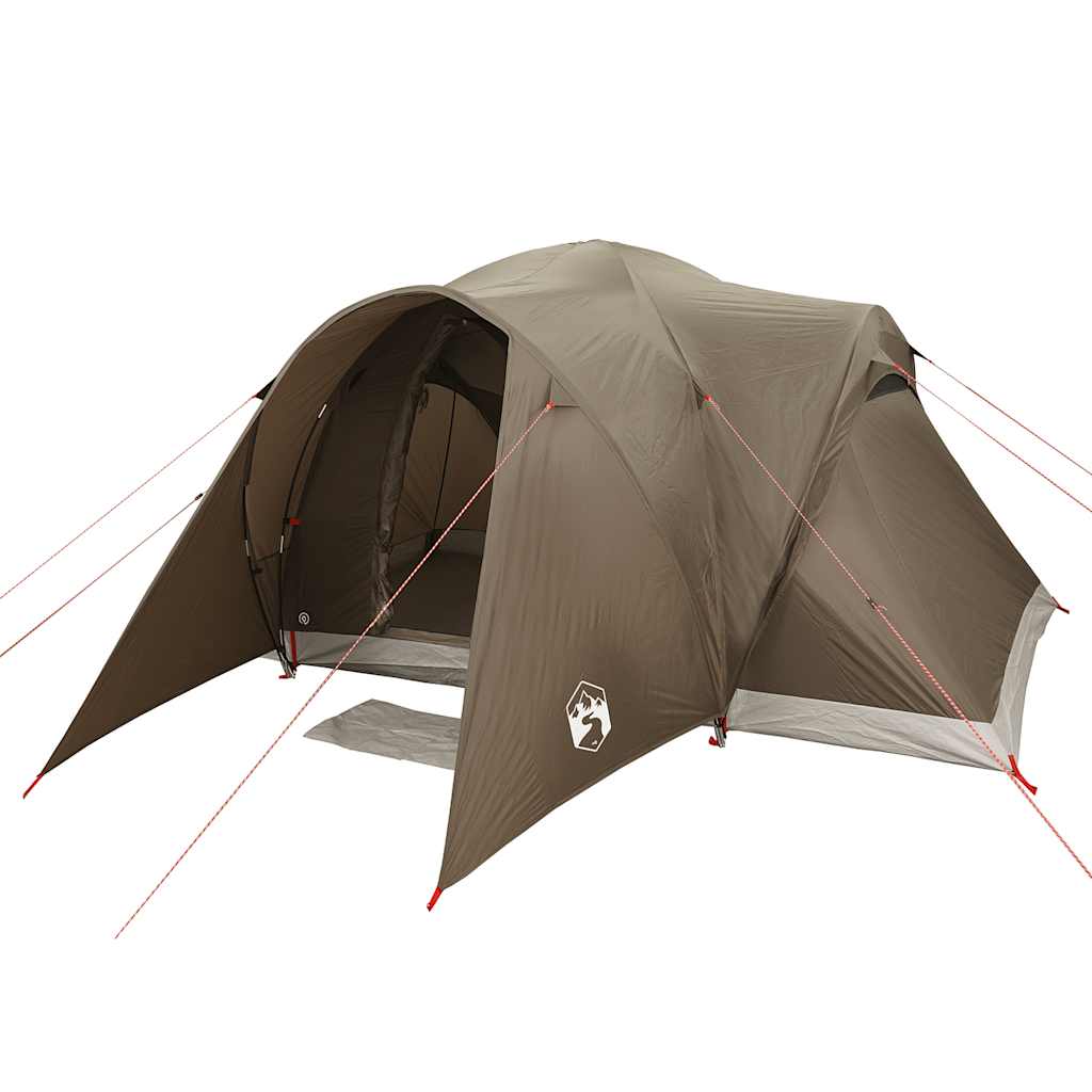 Cort De Camping Cupolă Pentru 6 Persoane, , Impermeabil