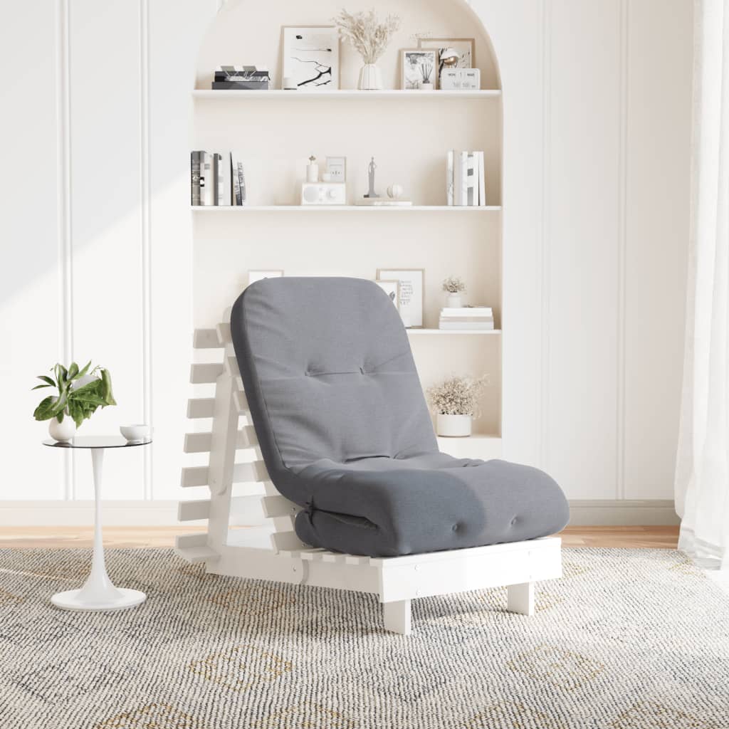 Canapea Futon Cu Saltea, , Lemn De Pin Tratat