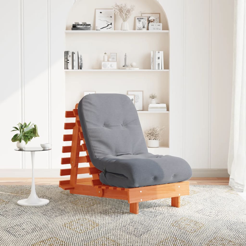 Canapea Futon Cu Saltea, , , Lemn Masiv De Pin